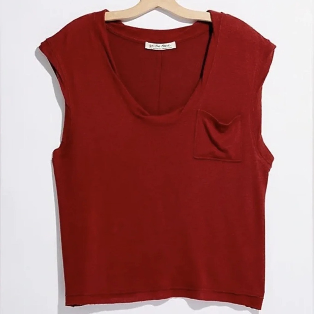We The Free Courtney Hacci Muscle Tee- Cowboy